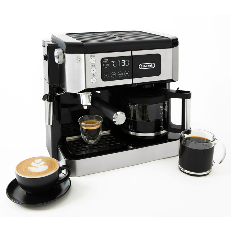 DeLonghi Coffee and Espresso Combo Brewer & Reviews Wayfair